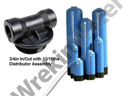 Pentair PWG Pressure Vessels with Distributor 3/4in in/Out Head
