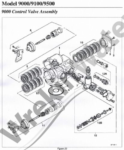 Fleck 25642 - Seals and spacers kit for Fleck 9000 series valve