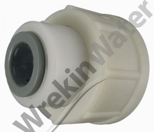 Appliance Valve 3/4in FBSP x Pushfit socket in 1/4 or 3/8in